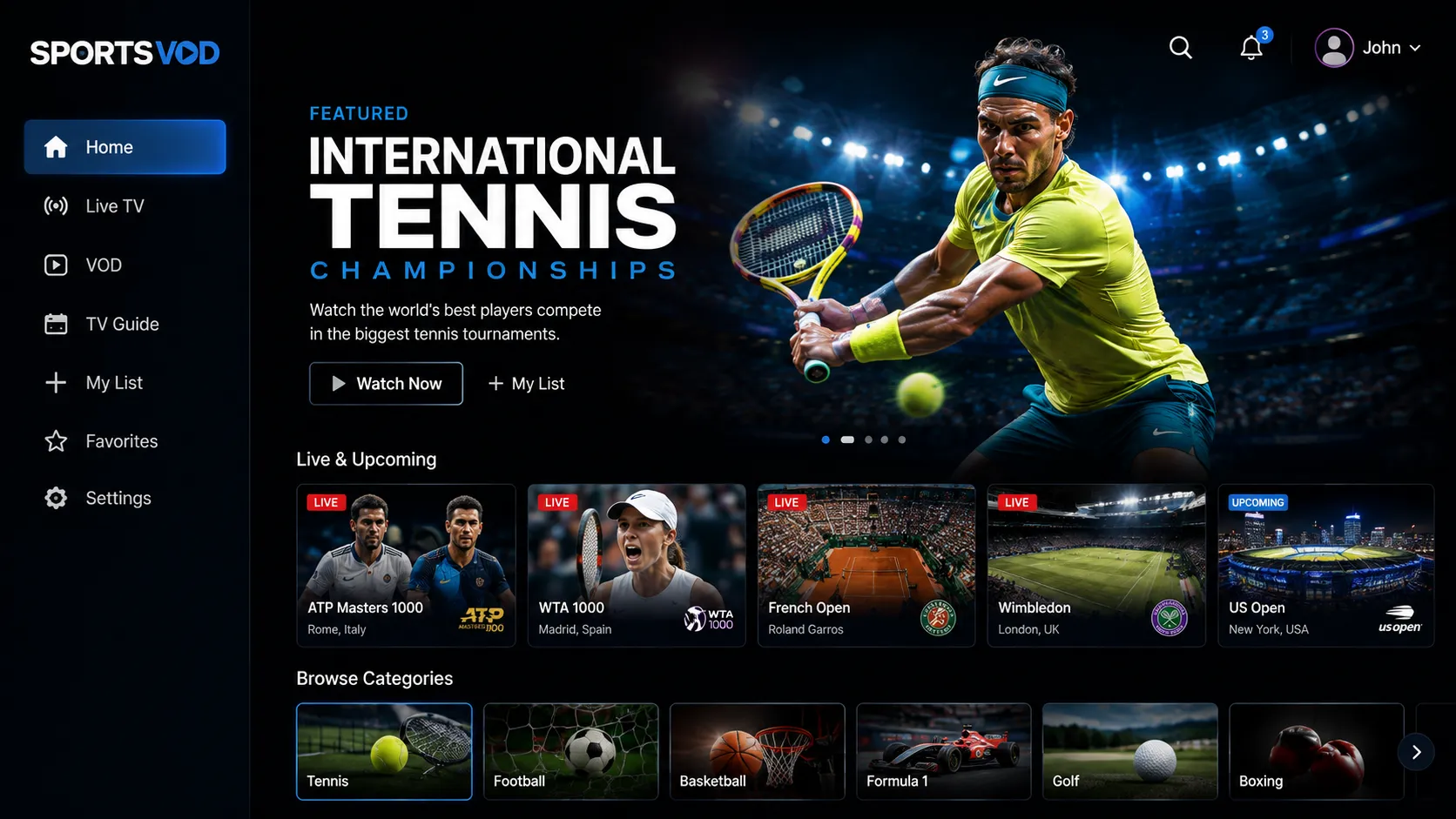 Legal IPTV streaming on a modern TV showing authorized content with a verified service provider, representing compliant streaming in the USA